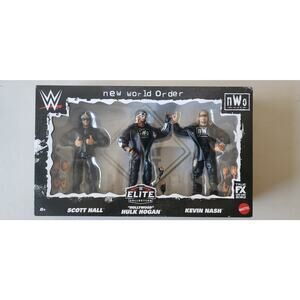 WWE Elite Walmart Exclusive NWO 3 Pack Scott Hall Hulk Hogan Kevin Nash